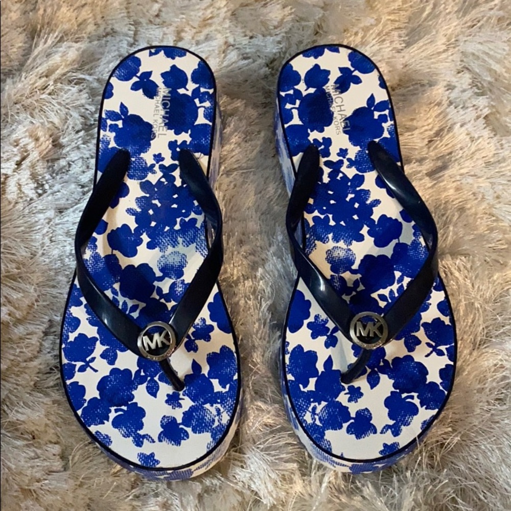 Michael Kors wedge flip flop